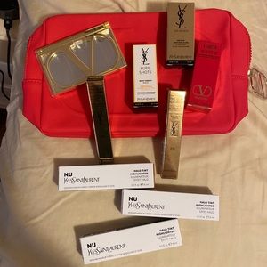 Valentino and YSL makeup set